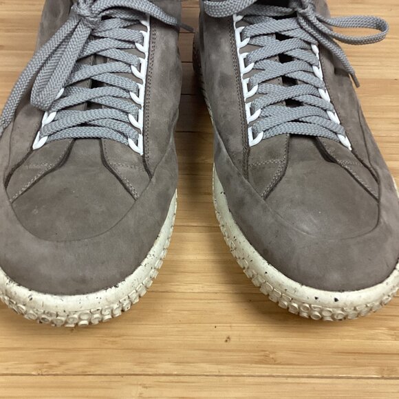 O.X.S. Taupe Hi Top Soul Sneaker Shoes 12 - Picture 3 of 11